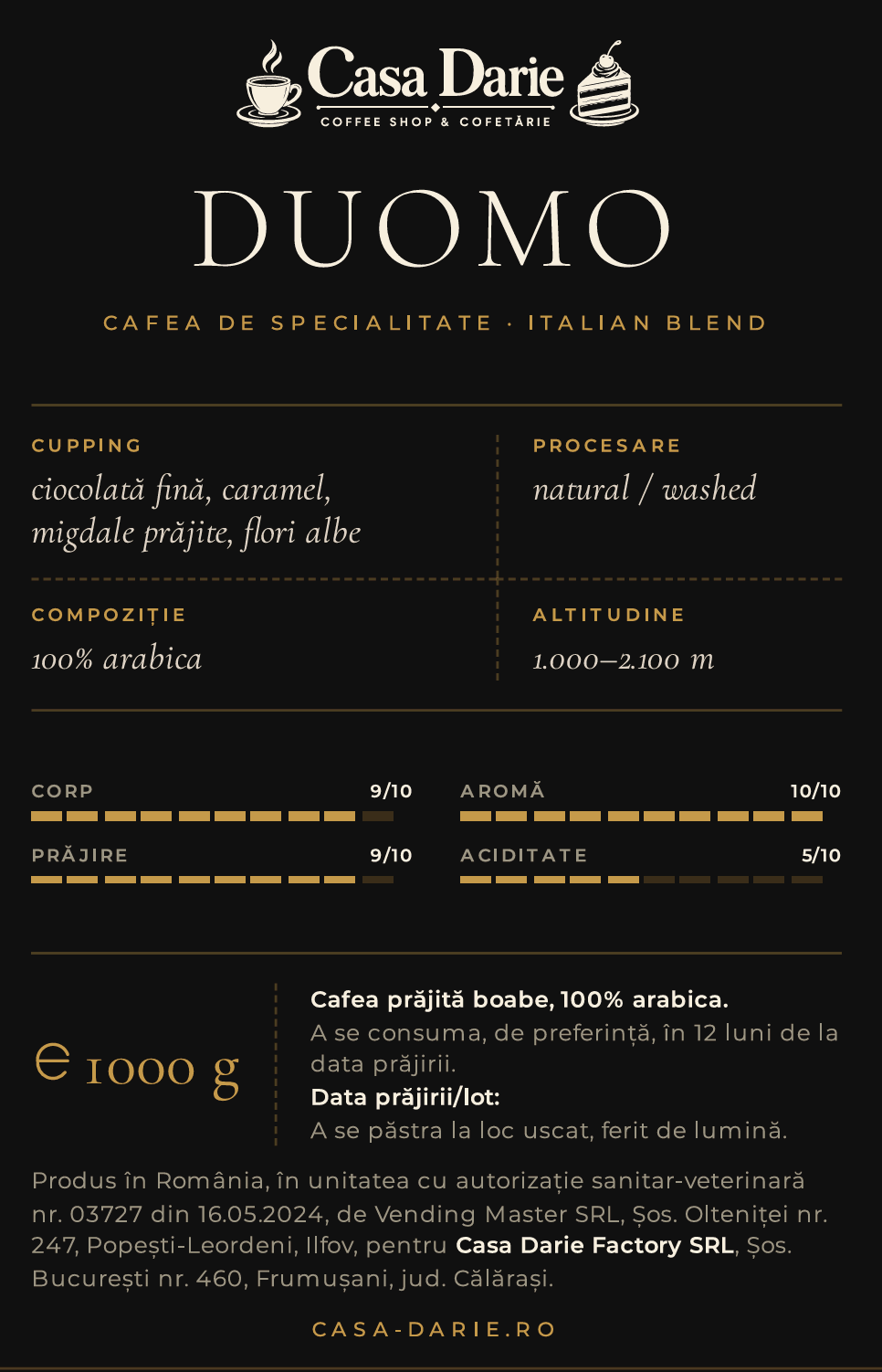 DUOMO— boabe 100 g
